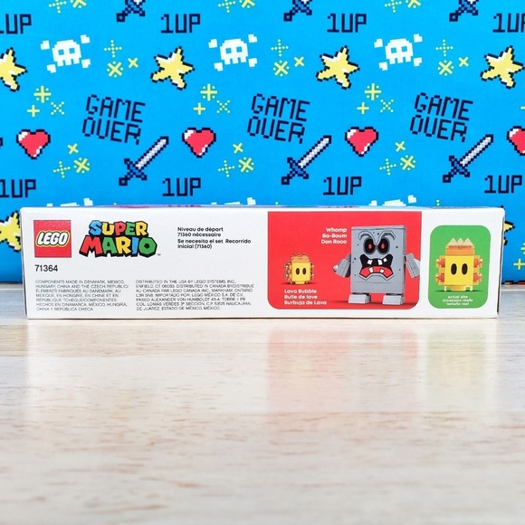 Lego Super Mario WHOMPS LAVA TROUBLE [ 71364 ] 2020 Building Game (133 pcs) - Picture 8 of 10